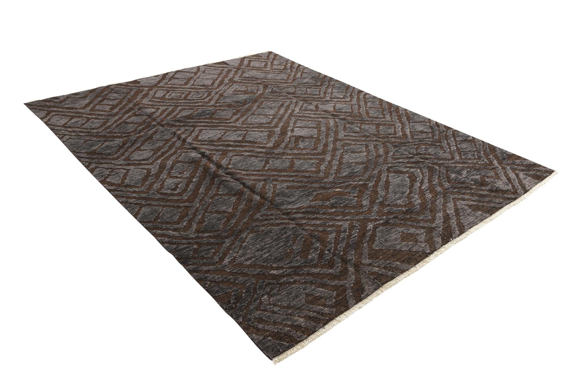 8' x 9' 10 Hand Knotted Darya Wool Rug
