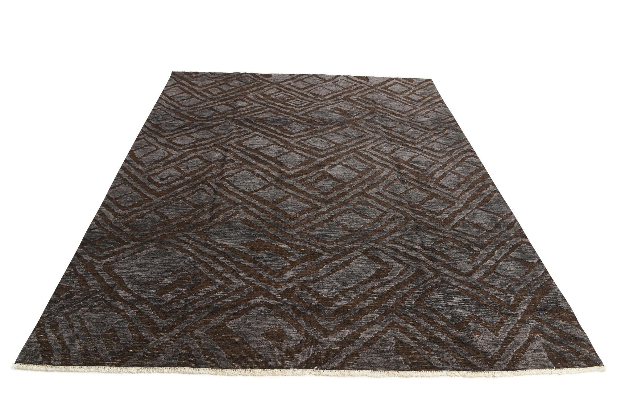 8' x 9' 10 Hand Knotted Darya Wool Rug