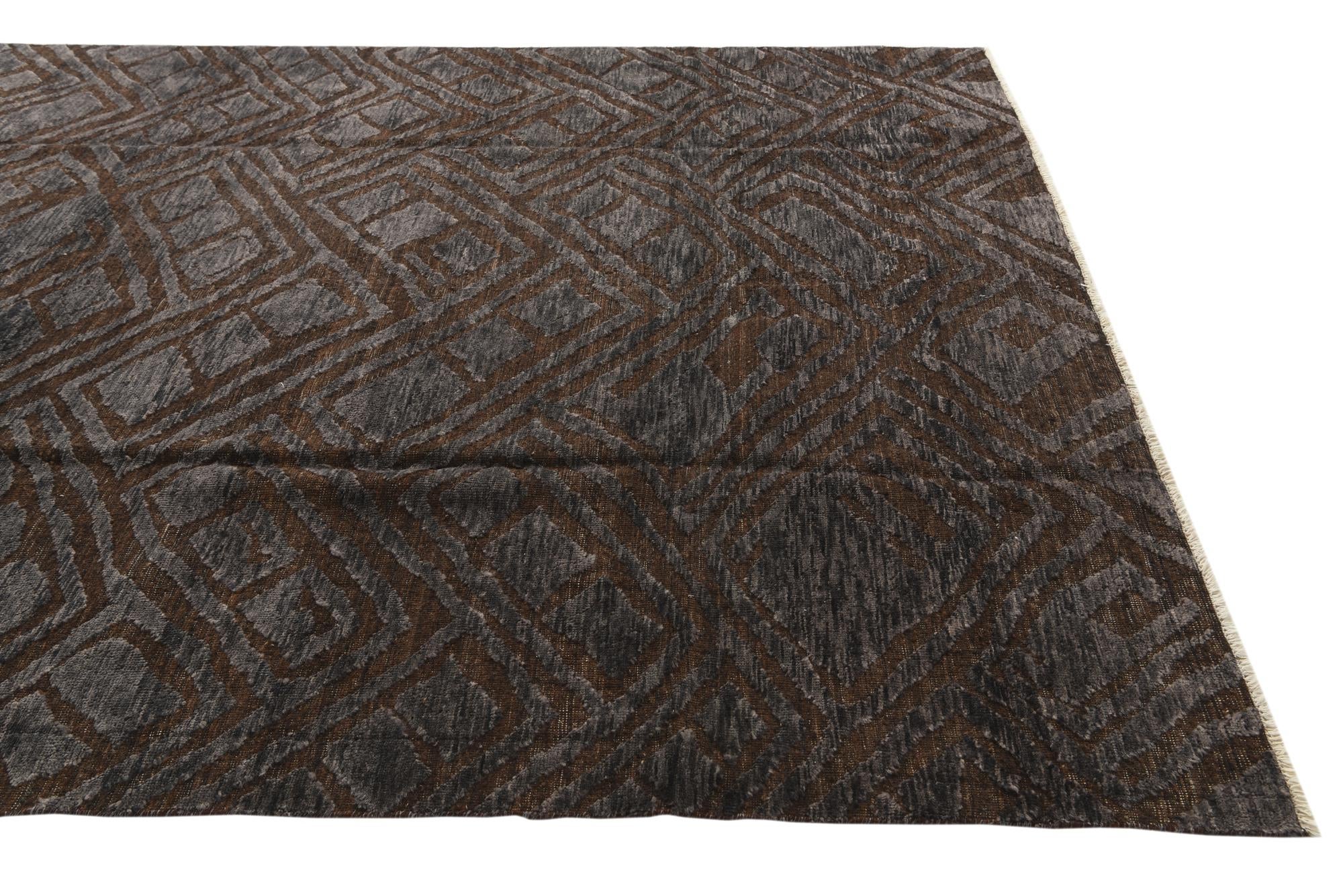 8' x 9' 10 Hand Knotted Darya Wool Rug
