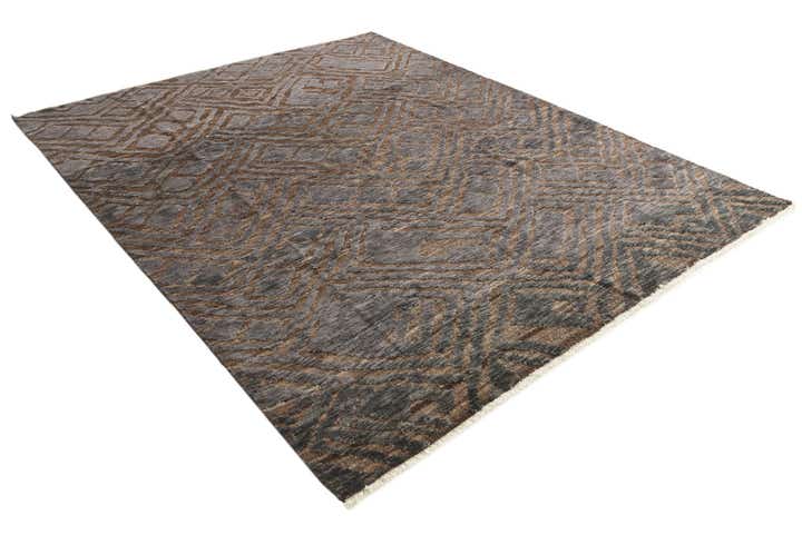 8' 3 x 10' 3 Hand Knotted Darya Wool Rug