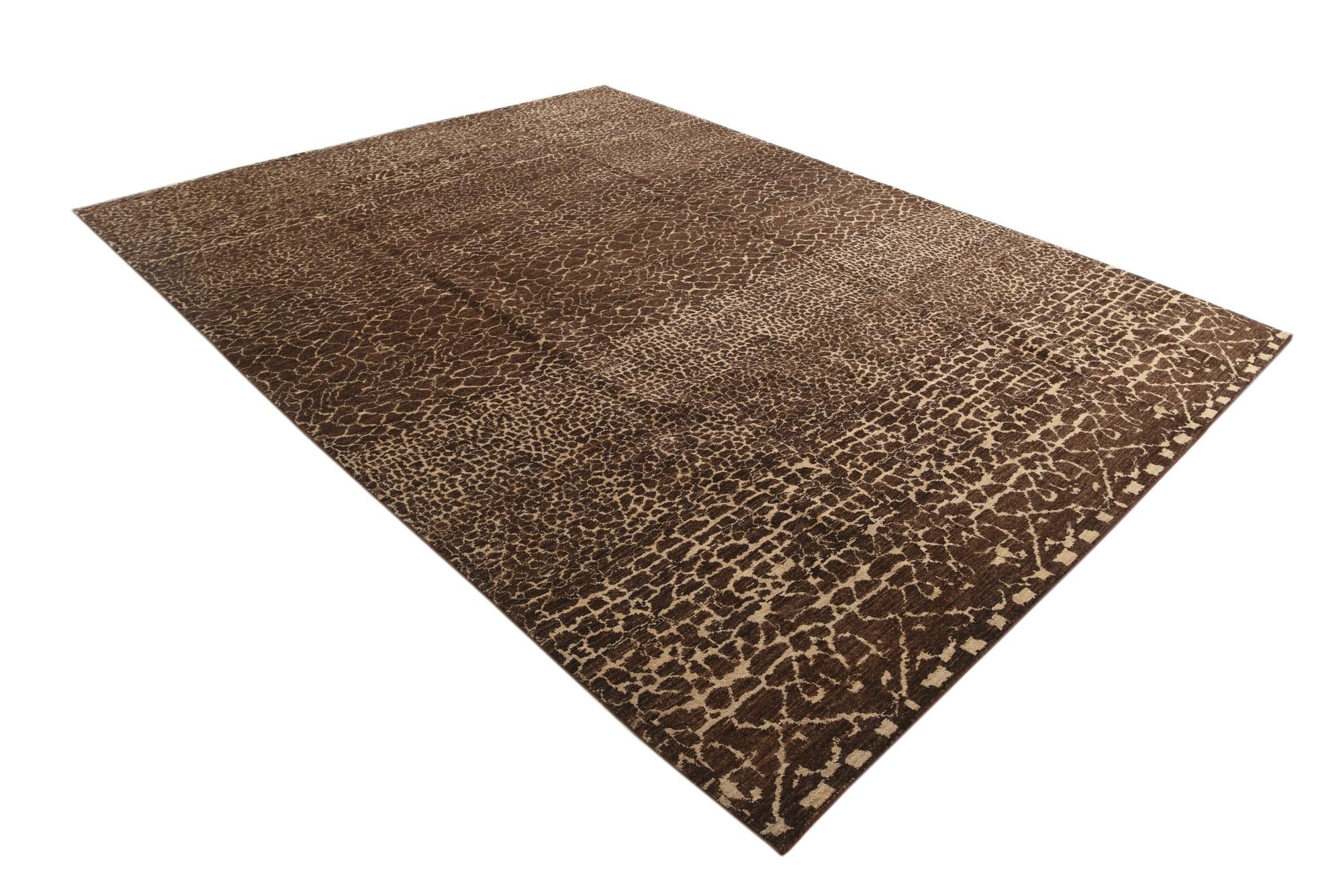 9' x 11' 9 Hand Knotted Darya Wool Rug