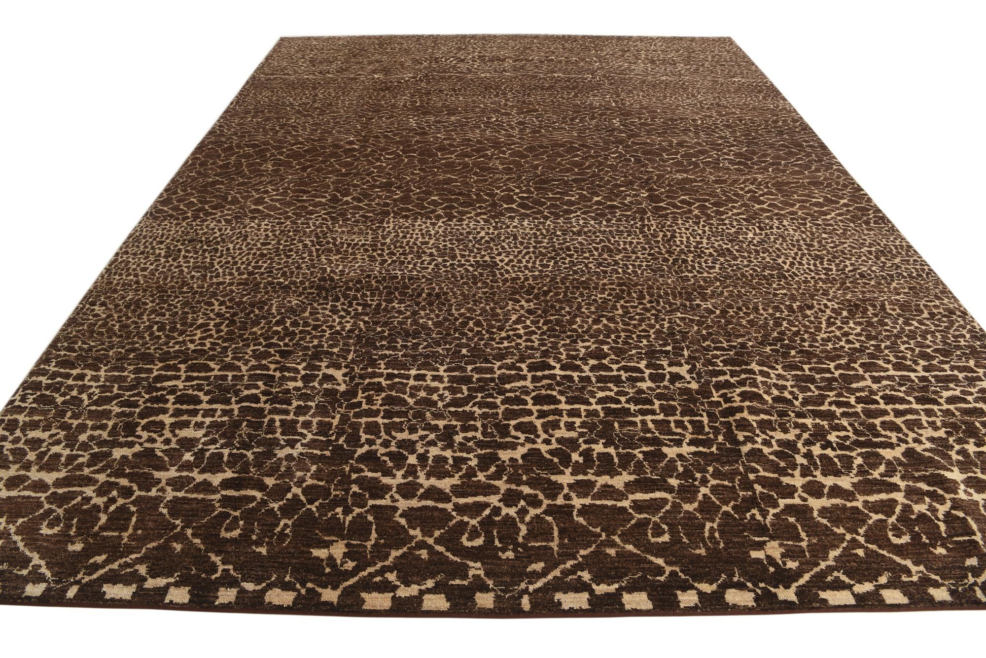 9' x 11' 9 Hand Knotted Darya Wool Rug