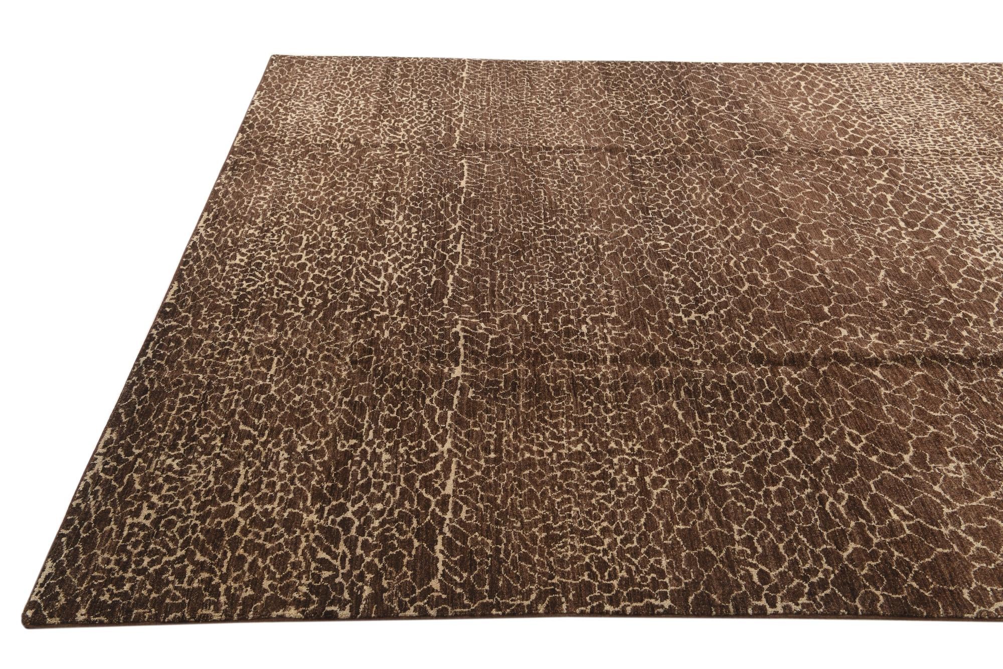 9' x 11' 9 Hand Knotted Darya Wool Rug