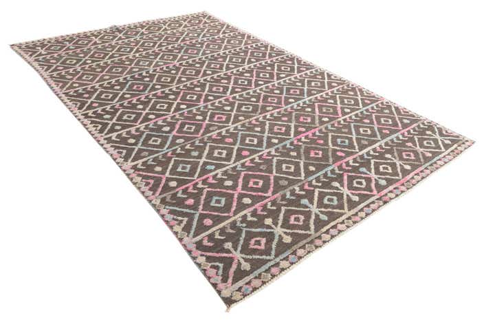 6' 6 x 10' 2 Hand Knotted Darya Wool Rug