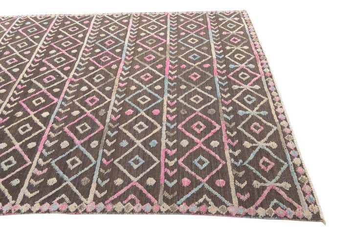 6' 6 x 10' 2 Hand Knotted Darya Wool Rug
