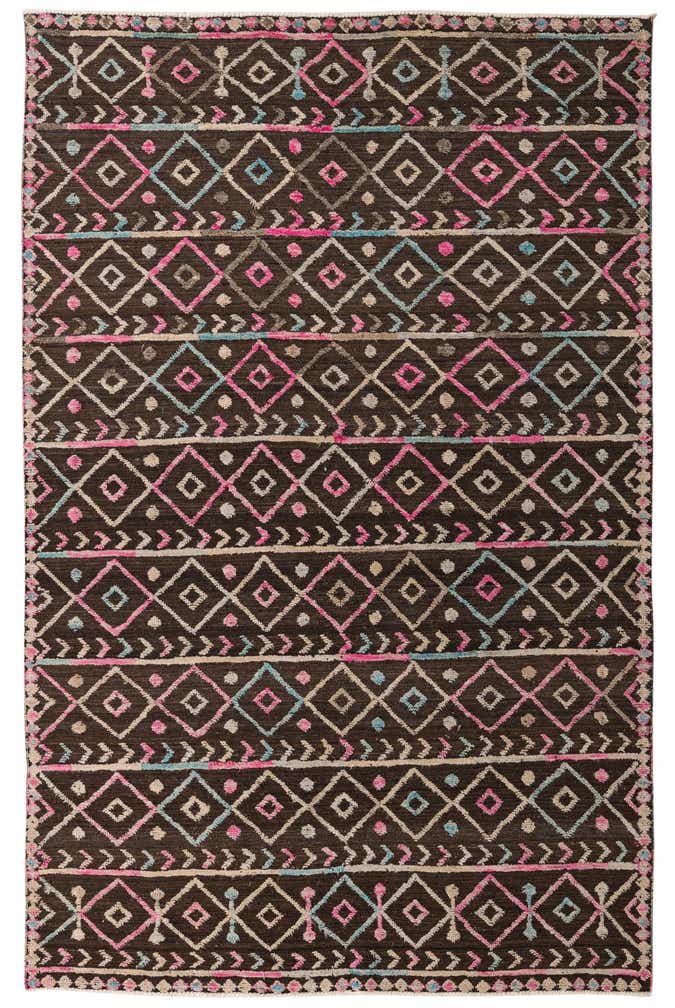 6' 6 x 10' 2 Hand Knotted Darya Wool Rug