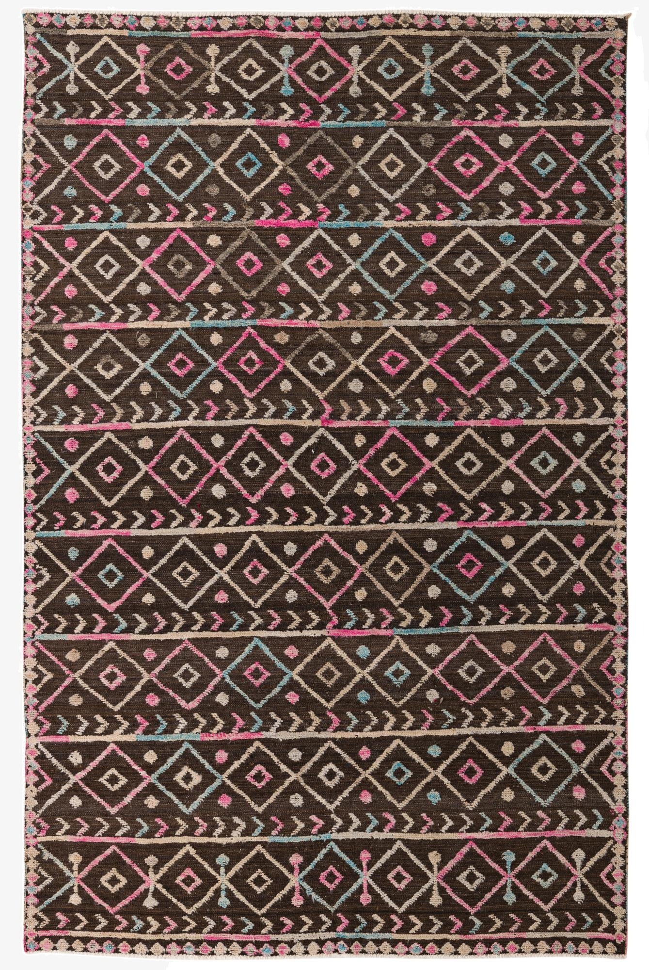 6' 6 x 10' 2  Hand Knotted Darya Wool Rug