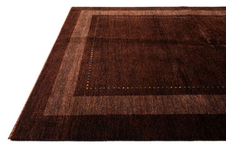 4' 10 x 7' Hand Knotted Gabbeh Wool Rug