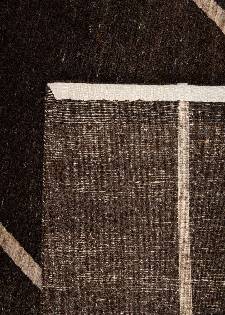 4' x 5' 10 Hand Knotted Gabbeh Wool Rug