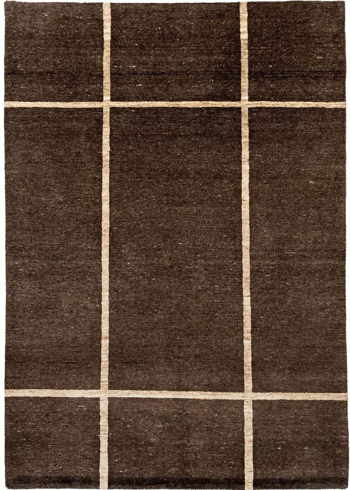 4' x 5' 10 Hand Knotted Gabbeh Wool Rug