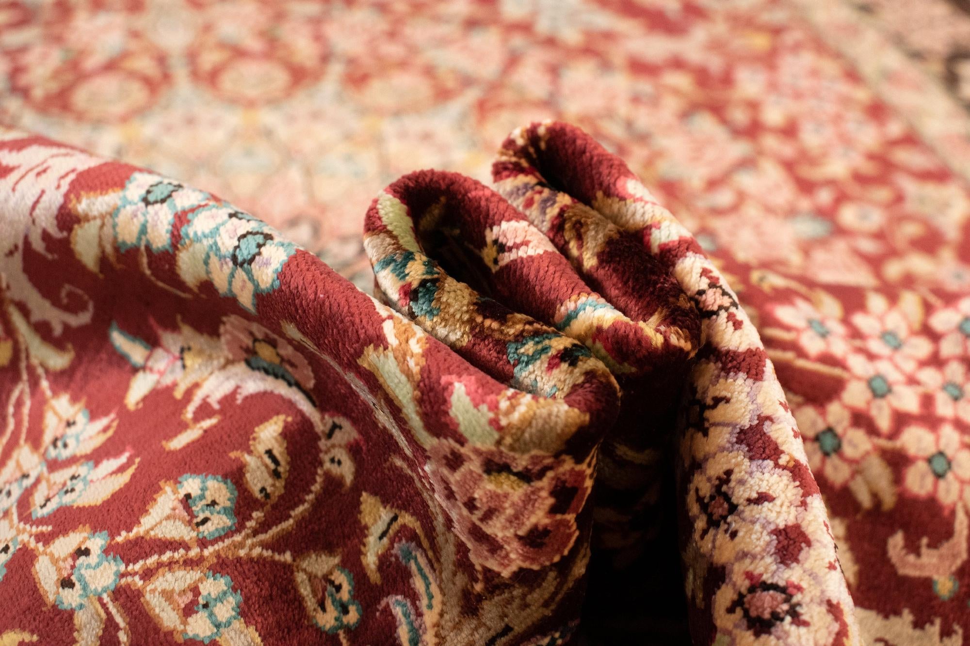 3' 3 x 4' 11 Ghom Silk Rug