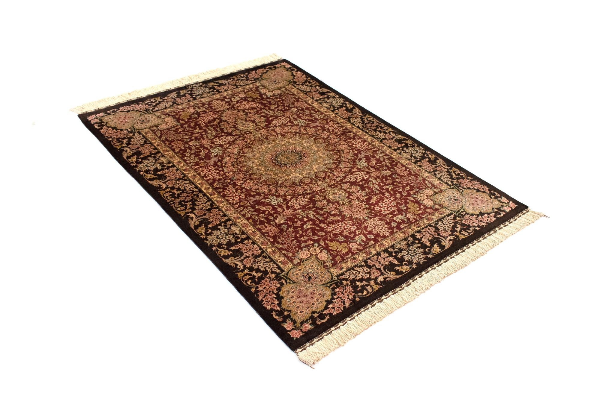 3' 3 x 4' 11 Ghom Silk Rug