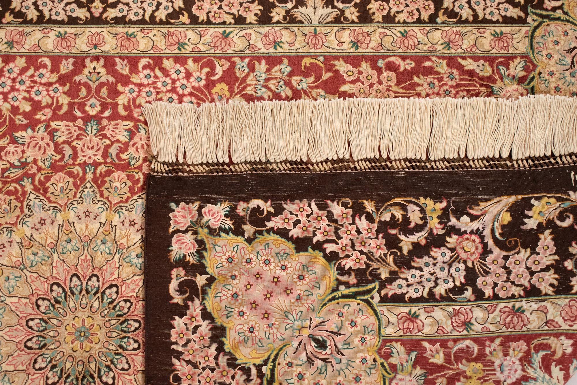 3' 3 x 4' 11 Ghom Silk Rug