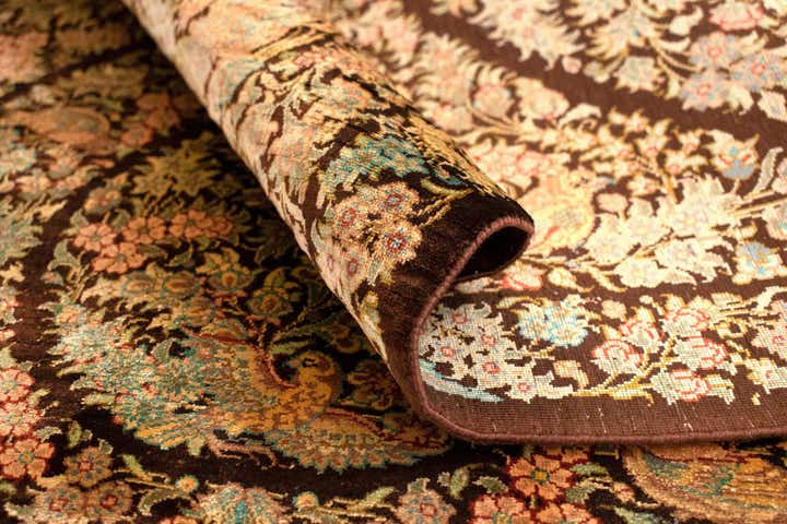 2' 8 x 4' Ghom Silk Rug
