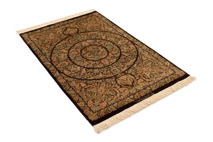 2' 8 x 4' Ghom Silk Rug