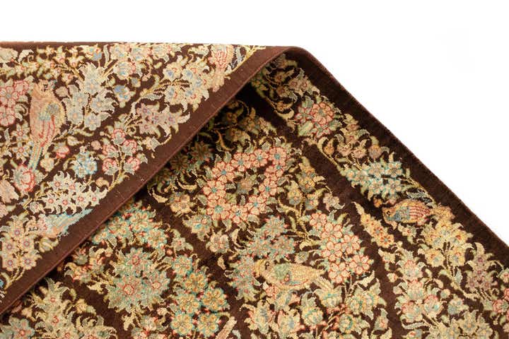 2' 8 x 4' Ghom Silk Rug
