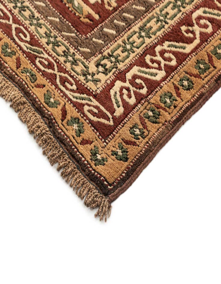 Detail image of 5' x 6' 7 Hand Knotted Kars Wool Rug