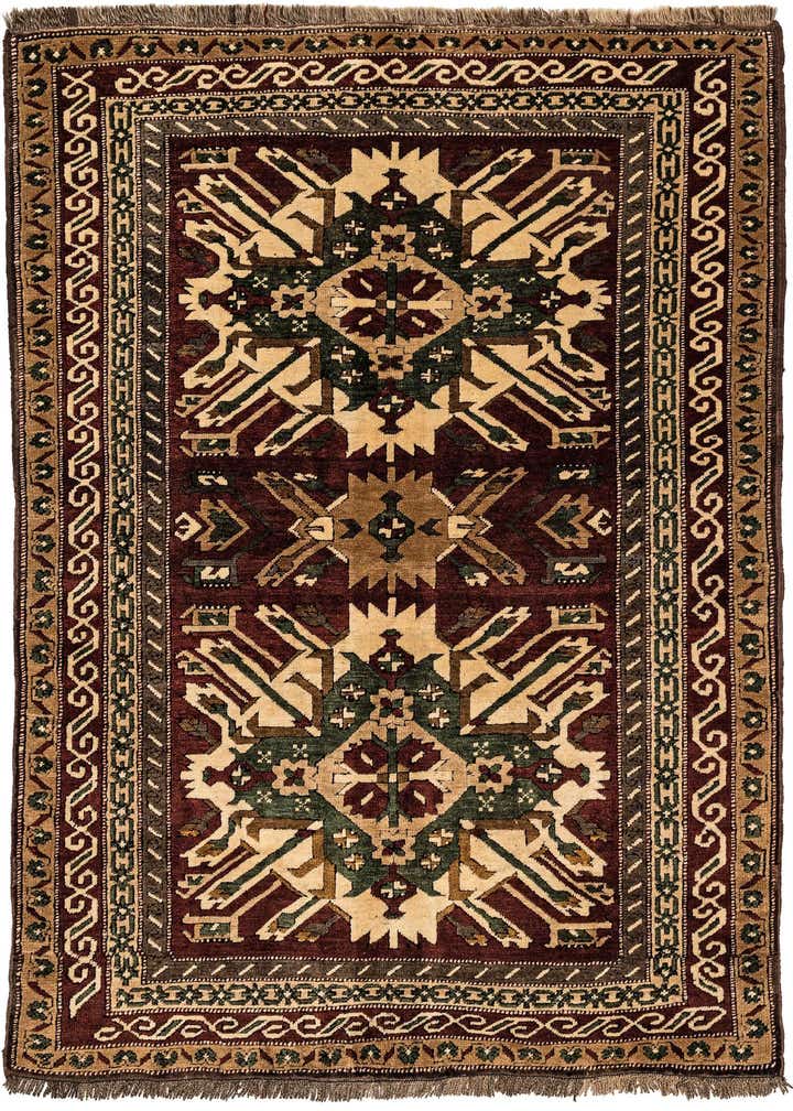 5' x 6' 7 Hand Knotted Kars Wool Rug