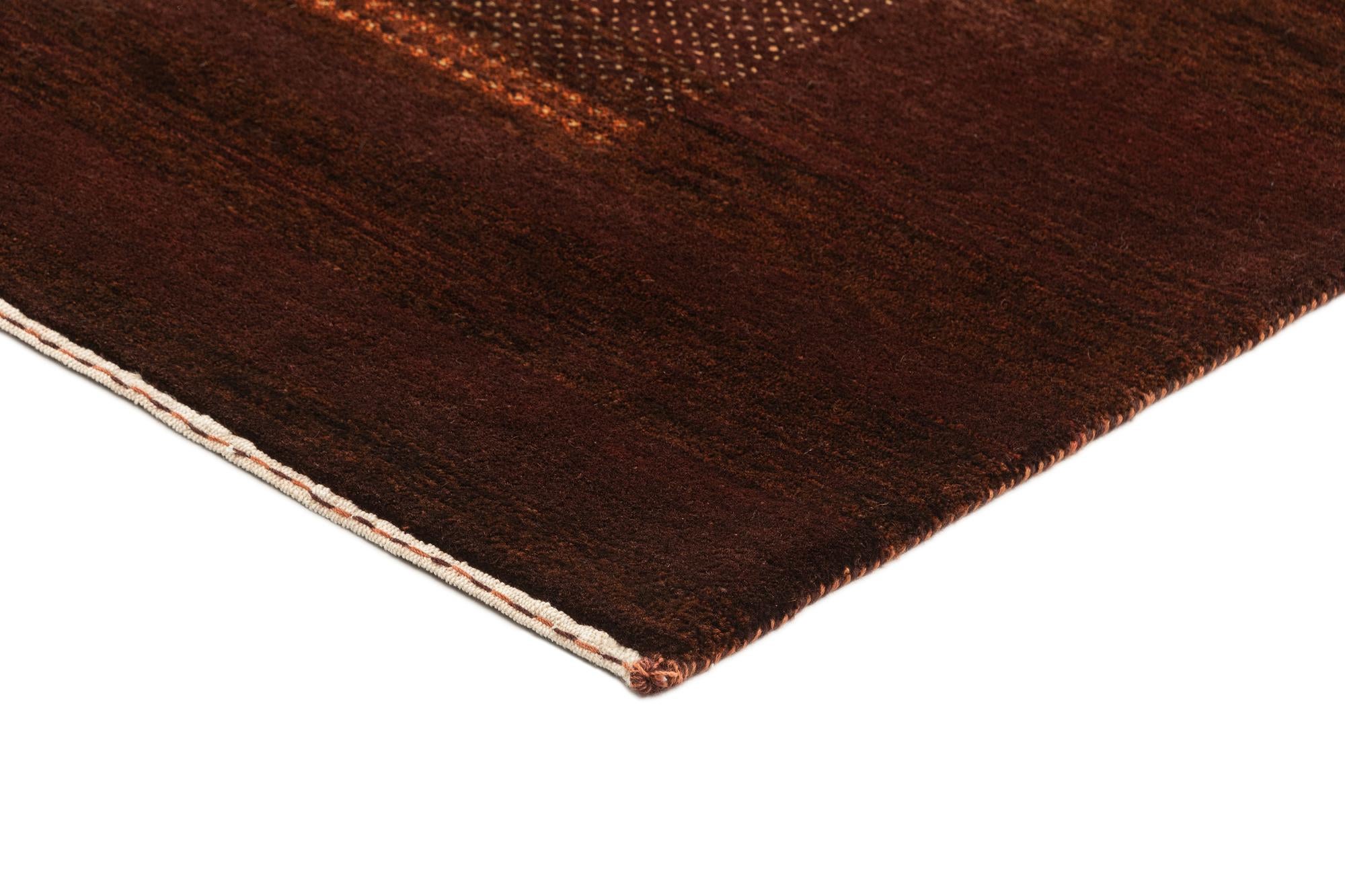 4' 10 x 6' 10 Hand Knotted Kashkuli Gabbeh Oriental Wool Rug