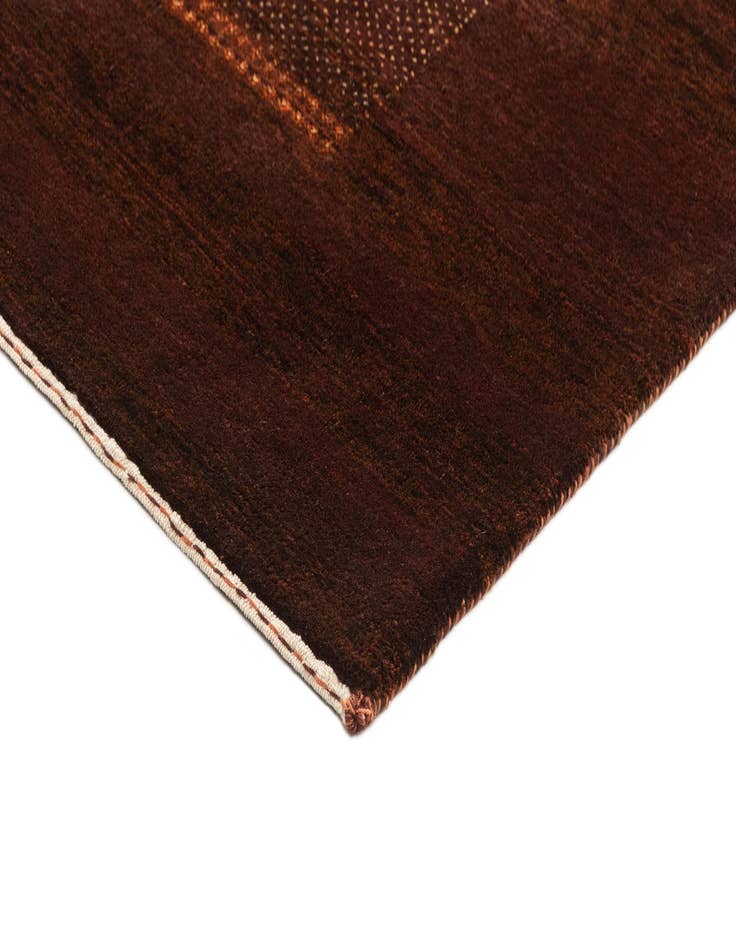Detail image of 4' 10 x 6' 10 Hand Knotted Kashkuli Gabbeh Oriental Wool Rug