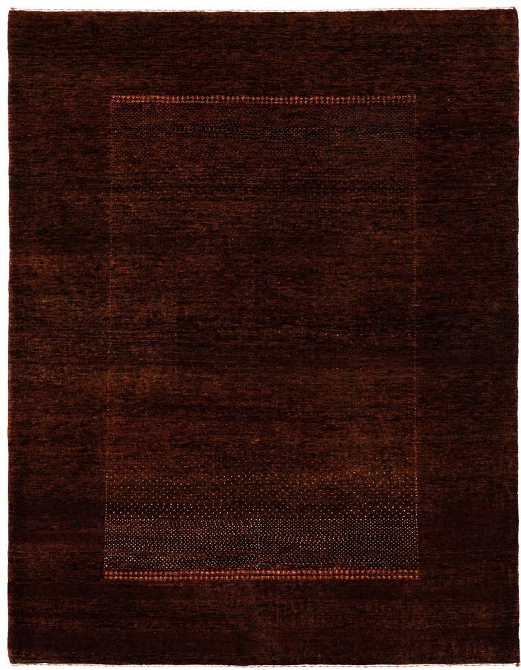 Detail image of 4' 10 x 6' 10 Hand Knotted Kashkuli Gabbeh Oriental Wool Rug