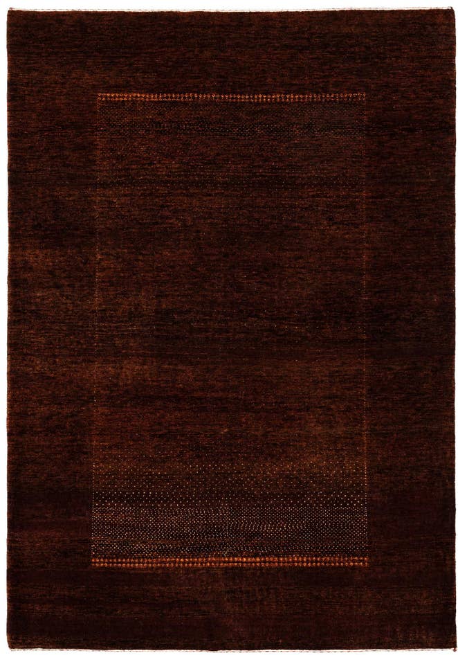 Detail image of 4' 10 x 6' 10 Hand Knotted Kashkuli Gabbeh Oriental Wool Rug