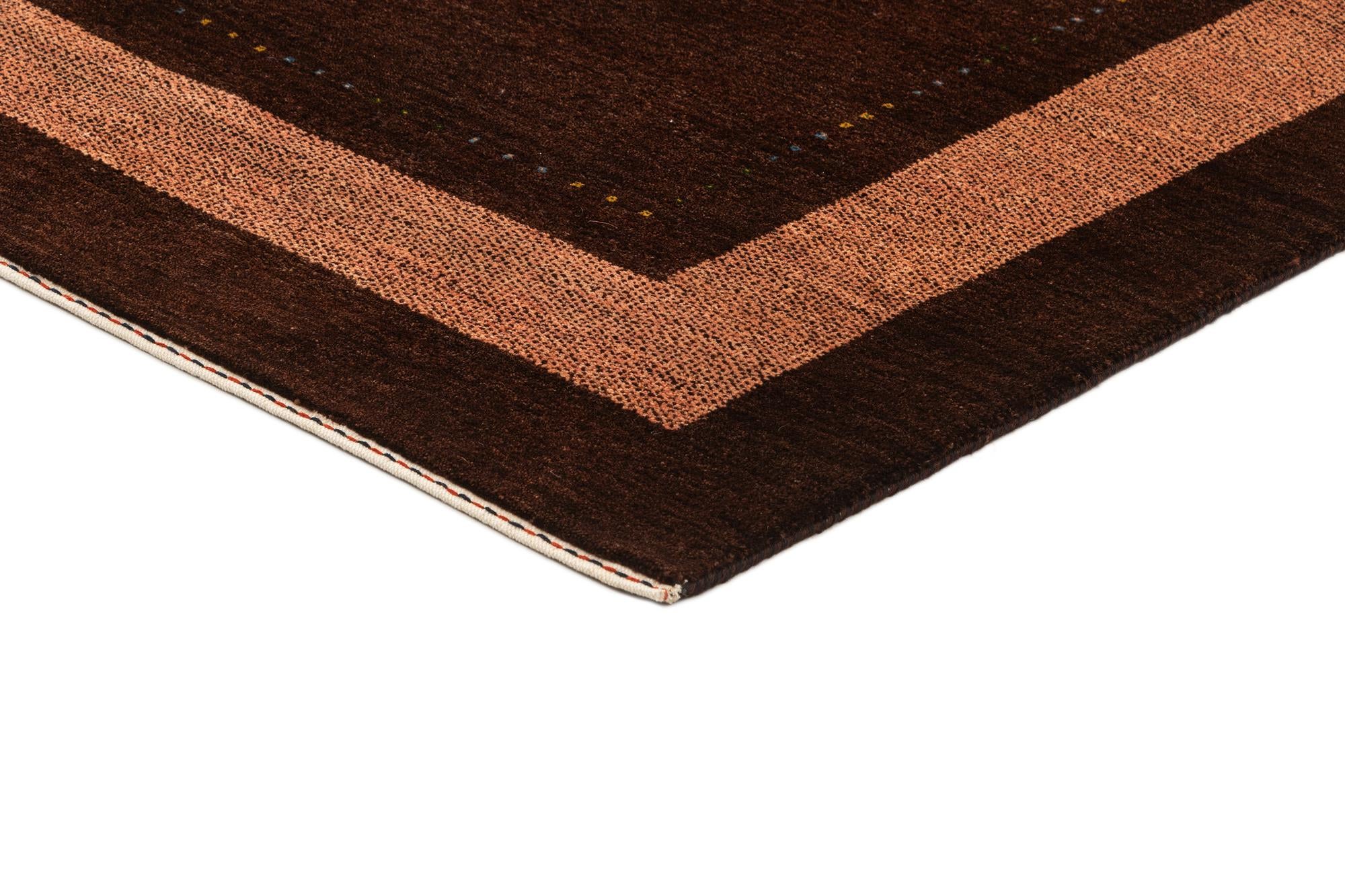 5' x 6' 8 Hand Knotted Kashkuli Gabbeh Wool Rug