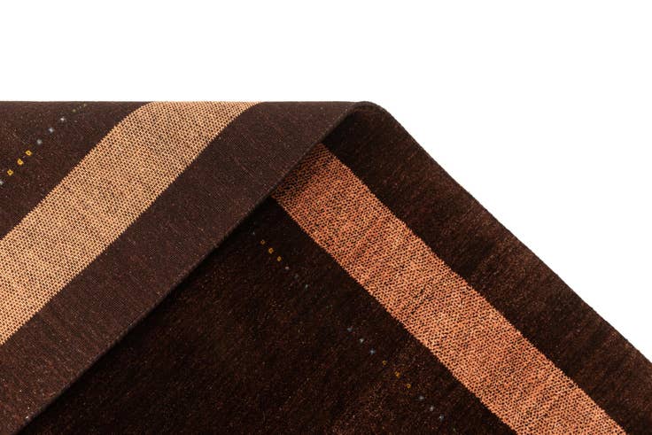 Detail image of 5' x 6' 8 Hand Knotted Kashkuli Gabbeh Wool Rug