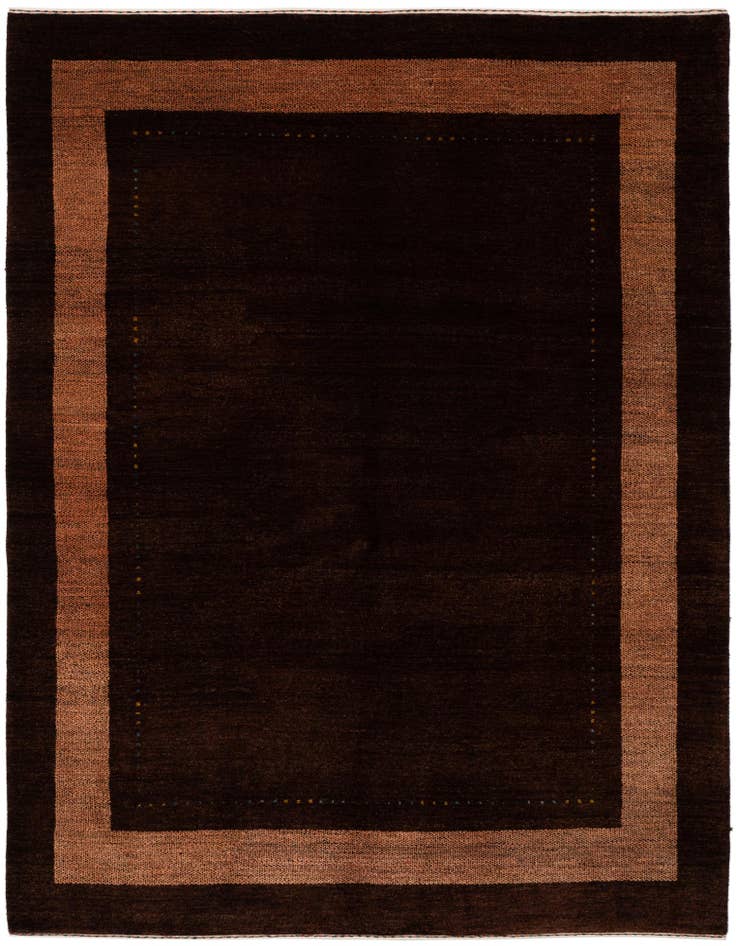 Detail image of 5' x 6' 8 Hand Knotted Kashkuli Gabbeh Wool Rug