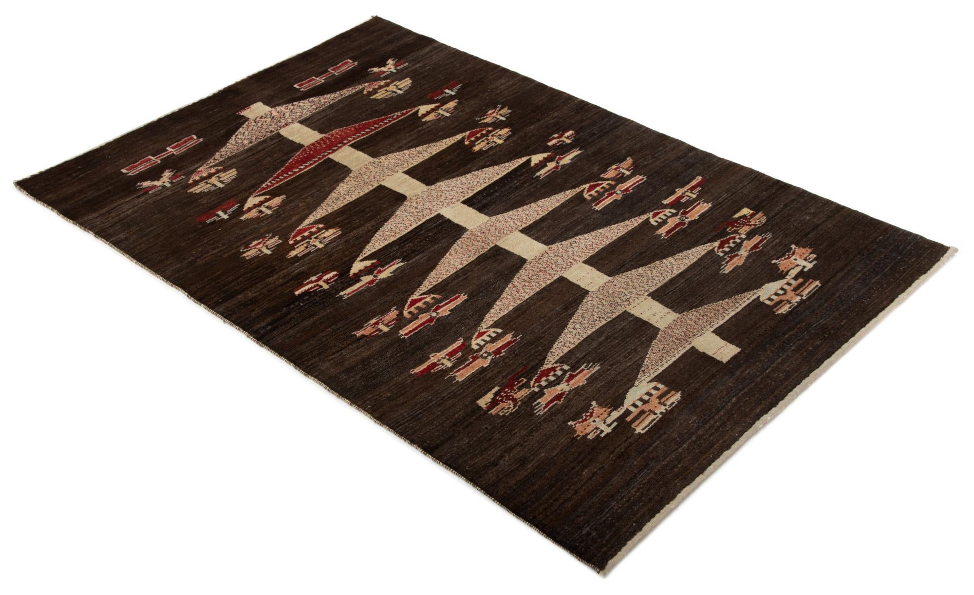 3' 5 x 5' 1 Kashkuli Wool Rug