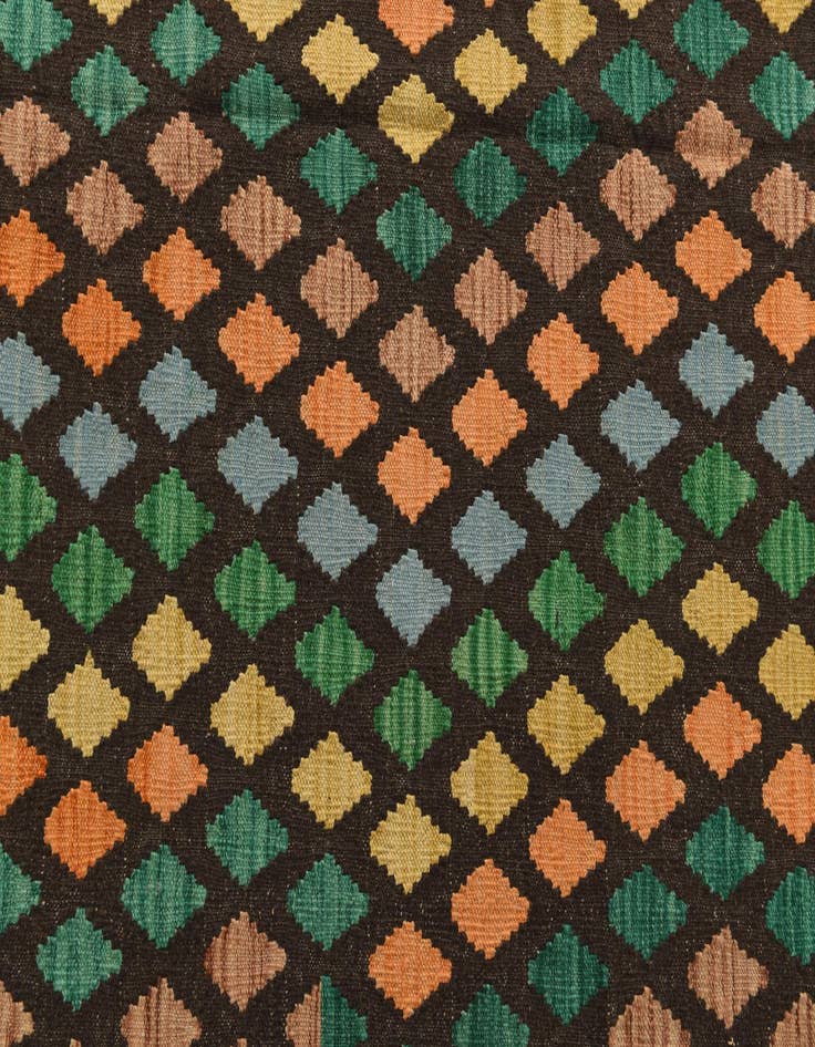 Detail image of 5' 8 x 7' 8  Hand Woven Kilim Modern Wool Rug