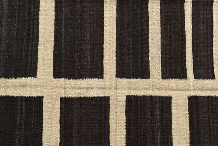 5' x 6' 4 Hand Woven Kilim Modern Wool Rug