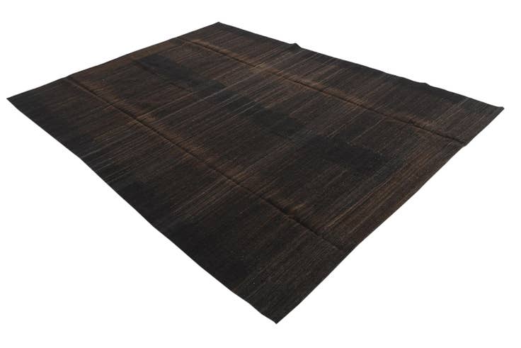 Detail image of 7' 2 x 9' 4 Hand Woven Kilim Modern Wool Rug