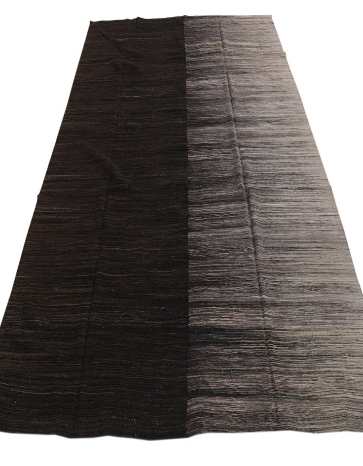 Detail image of 7' 10 x 9' 5  Hand Woven Kilim Modern Wool Rug