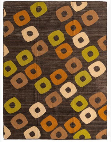 7' 4 x 10' Hand Woven Kilim Modern Rug