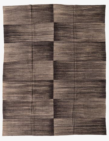 9' 1 x 11' 6 Hand Woven Kilim Modern Wool Rug