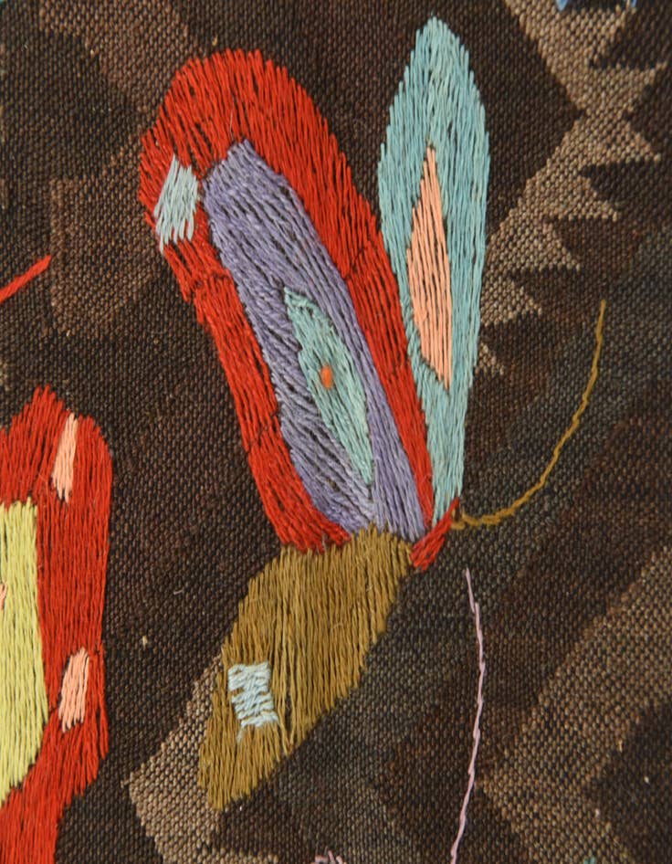 Detail image of 5' 5 x 7' 8  Hand Woven Kilim Suzani Wool Rug