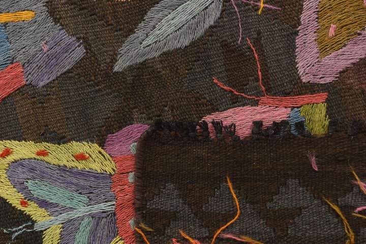 200cm x 305cm Tissé à la main Kilim Suzani Tapis Laine