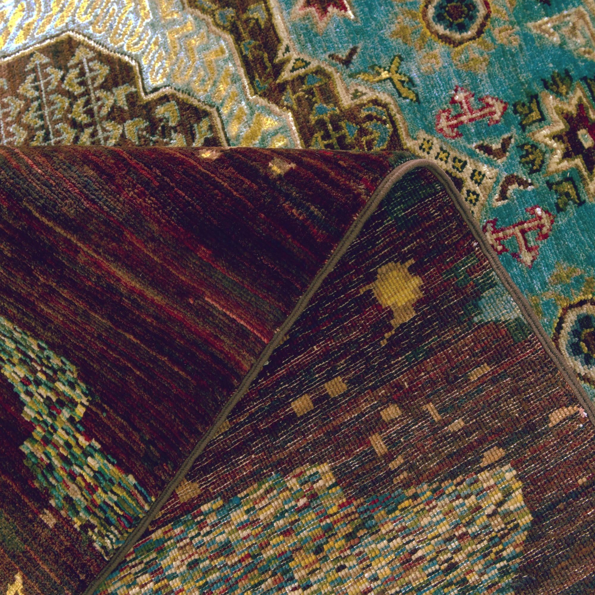 6' 8 x 9' 9 Hand Knotted Mamluk Ziegler Rug