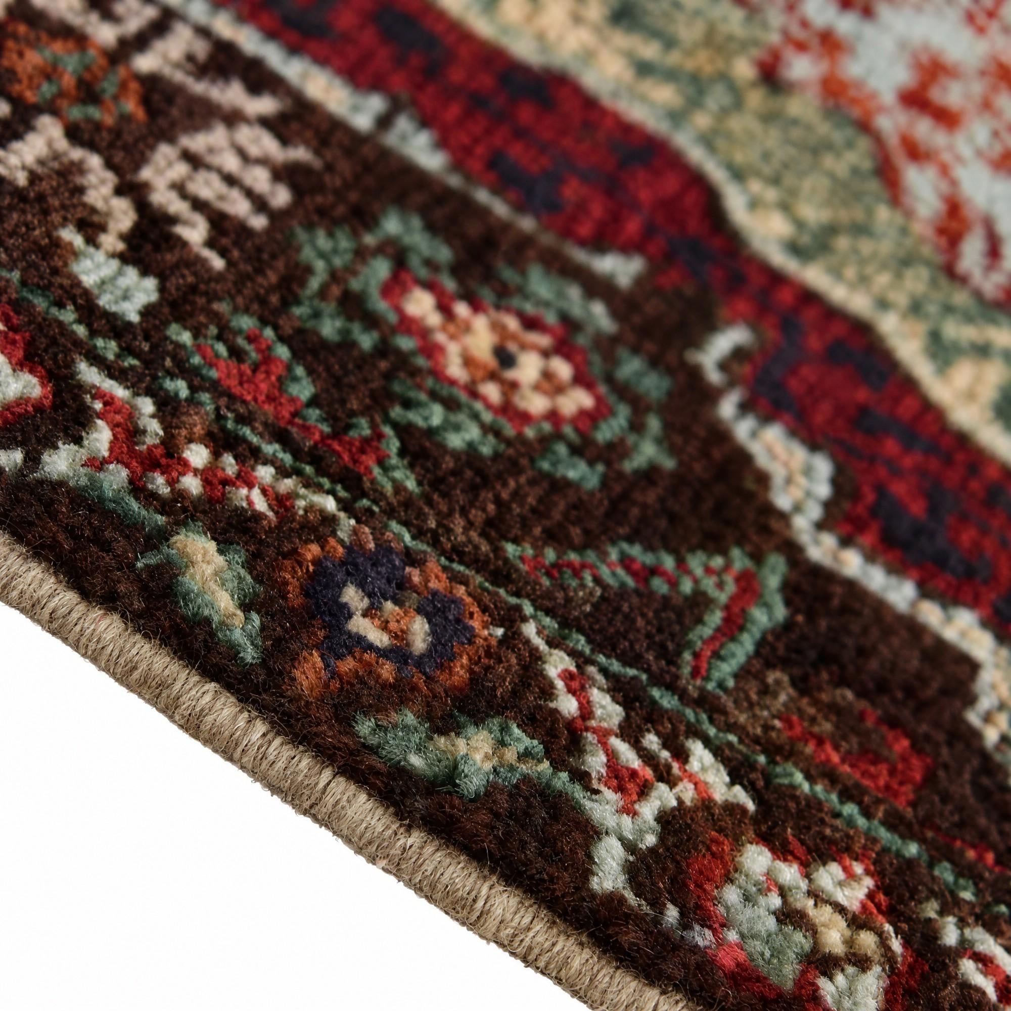 60cm x 95cm Hand Knotted Mamluk Ziegler Rug