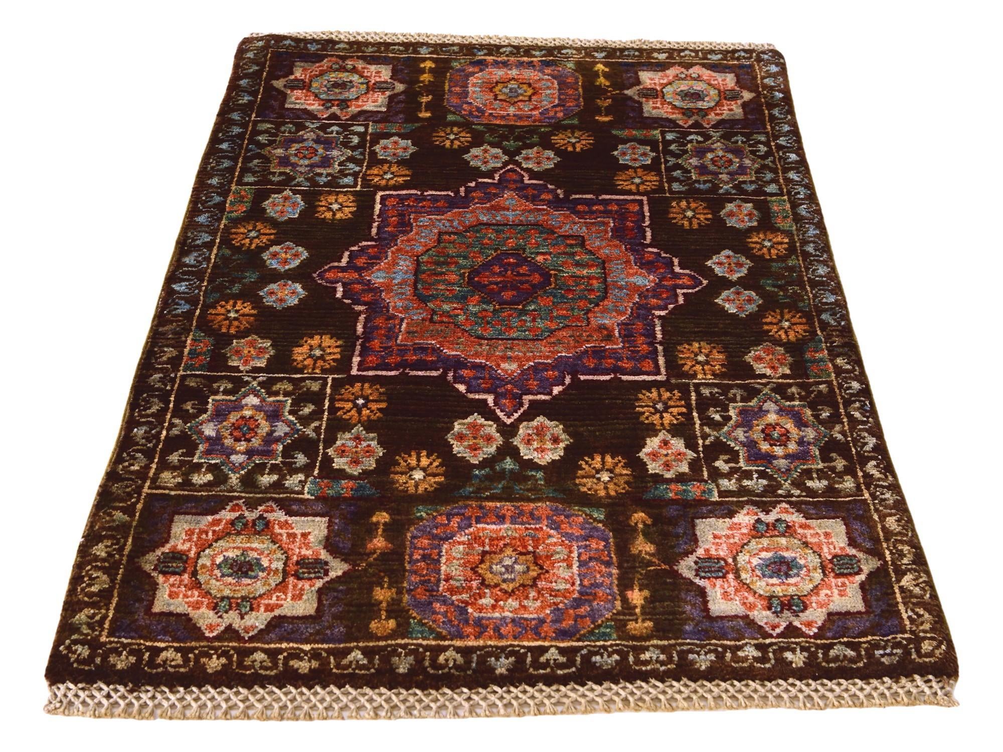 2' 1 x 3' 2 Hand Knotted Mamluk Ziegler Rug