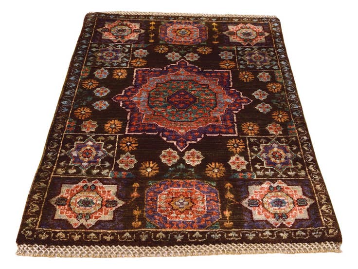 Detail image of 2' 1 x 3' 2 Hand Knotted Mamluk Ziegler Rug