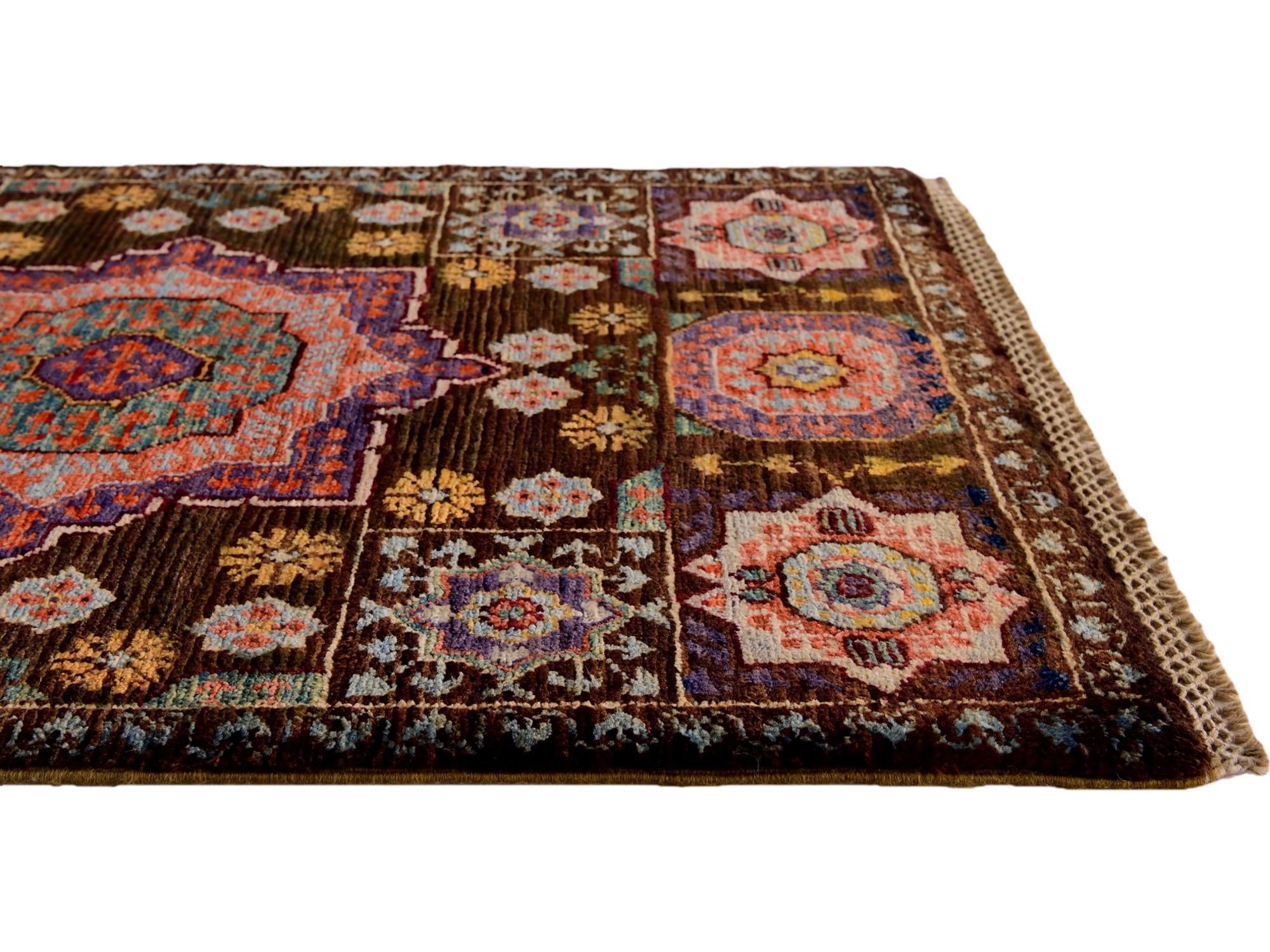 2' 1 x 3' 2 Hand Knotted Mamluk Ziegler Rug