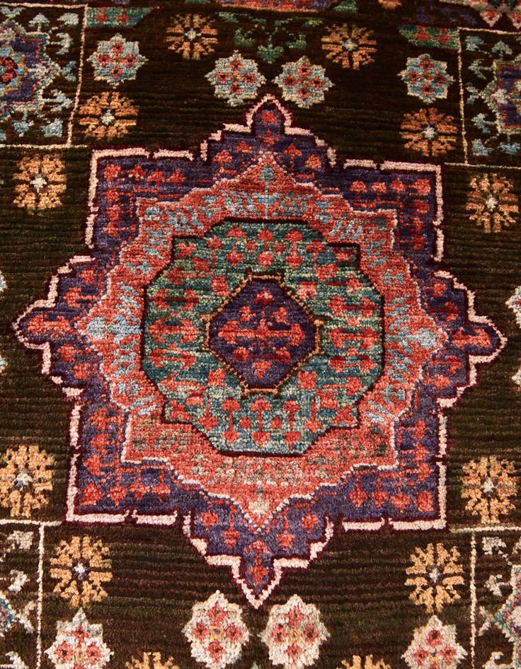 Detail image of 2' 1 x 3' 2 Hand Knotted Mamluk Ziegler Rug