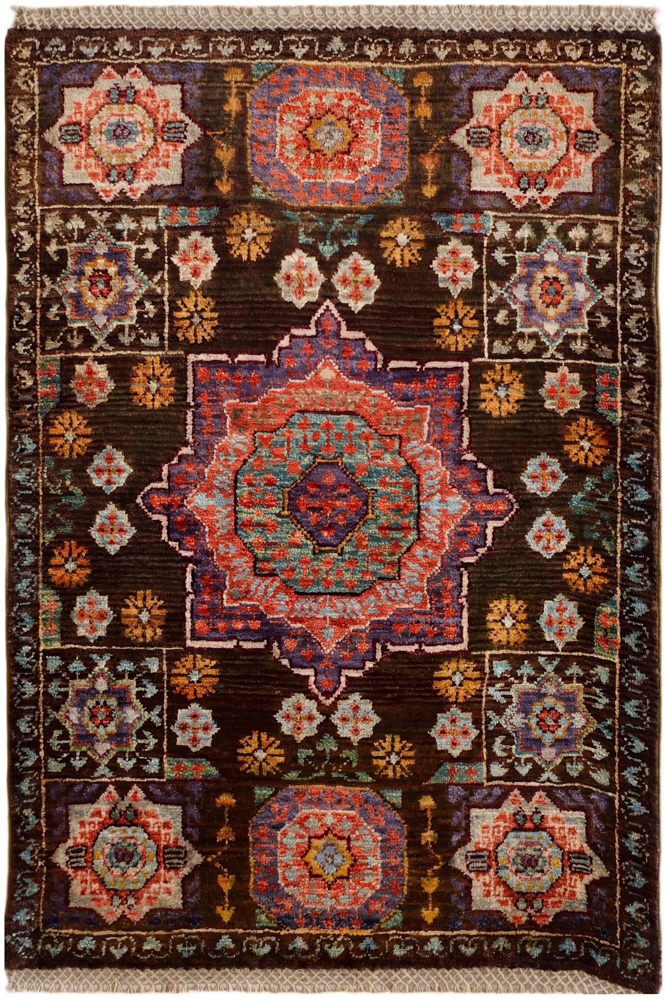 2' 1 x 3' 2 Hand Knotted Mamluk Ziegler Rug