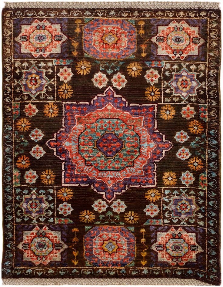 Detail image of 2' 1 x 3' 2 Hand Knotted Mamluk Ziegler Rug
