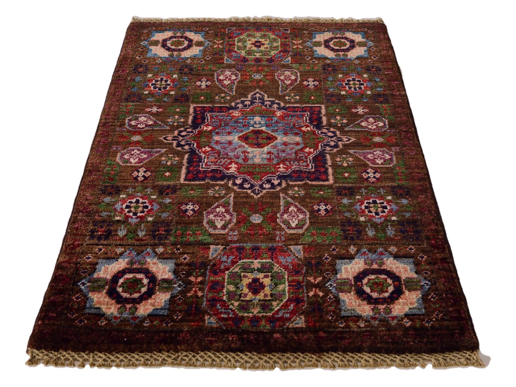2' x 3' 3 Hand Knotted Mamluk Ziegler Rug
