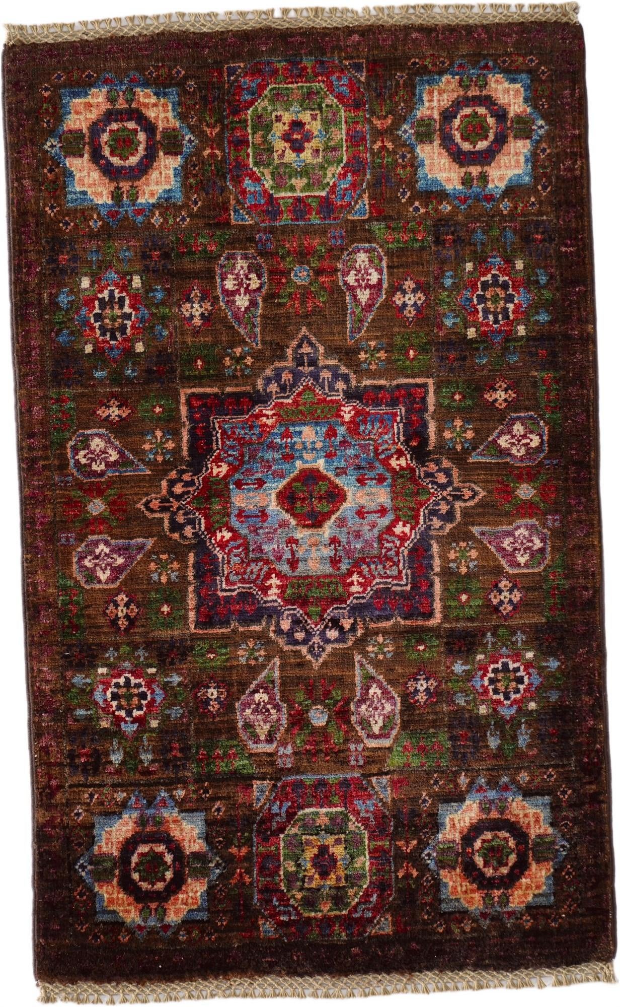 2' x 3' 3 Hand Knotted Mamluk Ziegler Rug