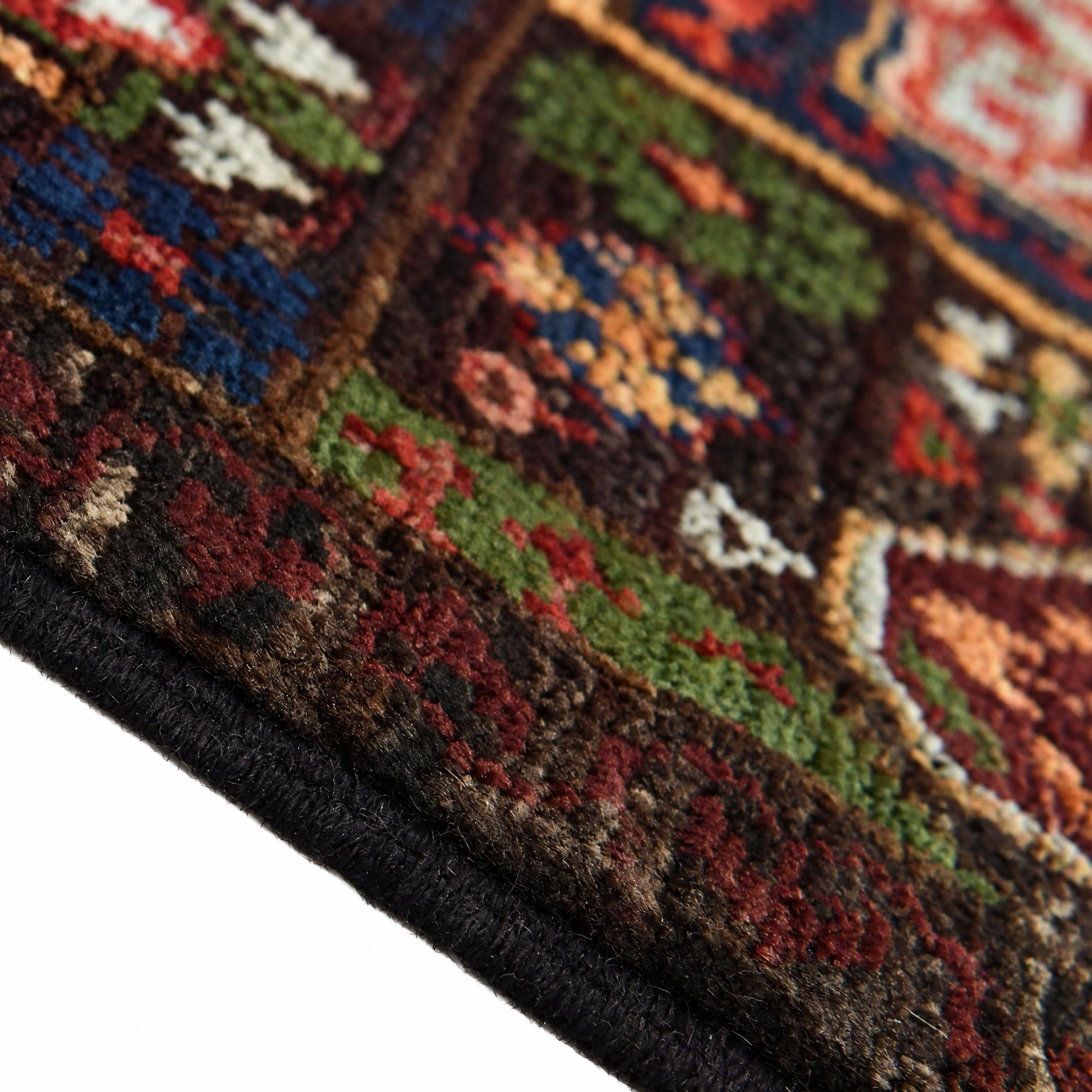 60cm x 95cm Hand Knotted Mamluk Ziegler Rug