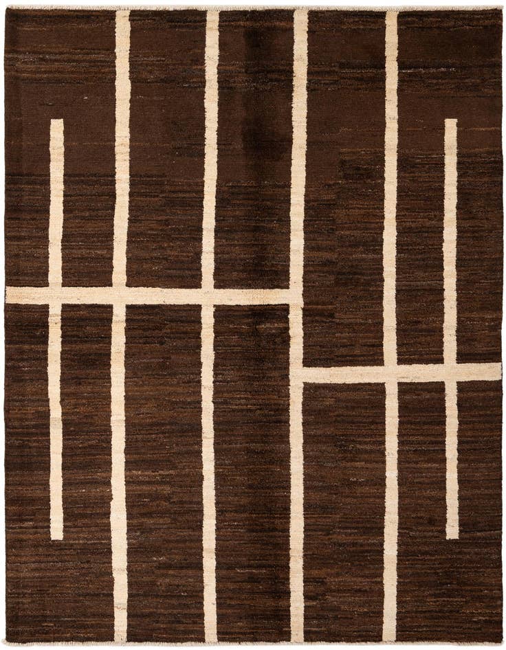 Detail image of 5' 9 x 7' 8 Hand Knotted Modern Ziegler Wool Rug